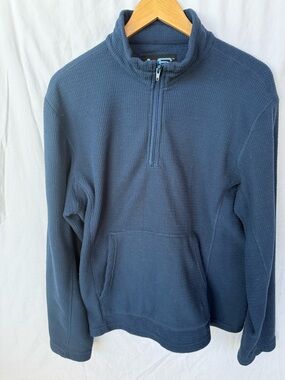Men's Half-Zip Pullover Sweater - Navy